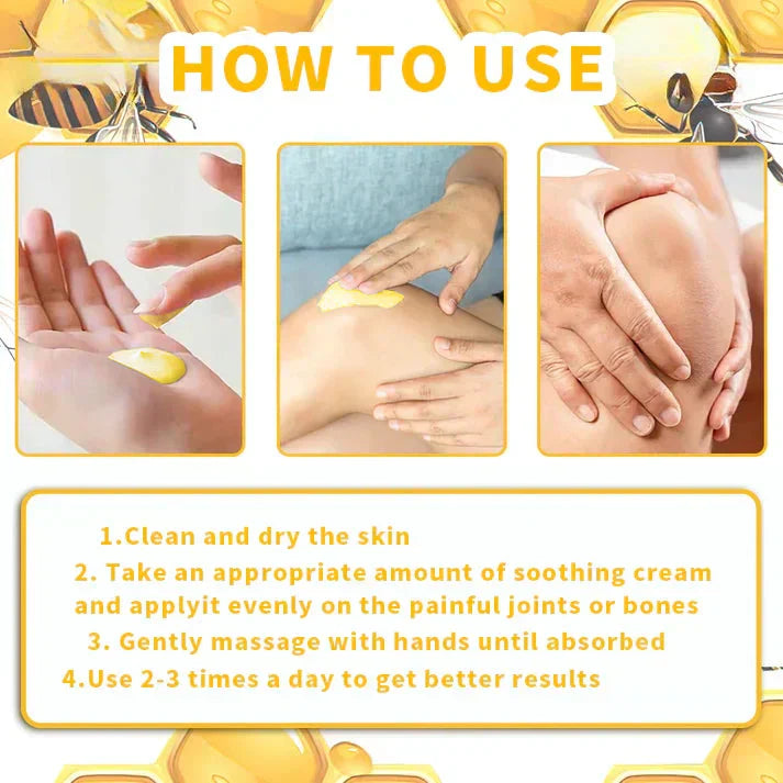 💦✅Official Store: flysmus™ Bee-Venom Pain-Relief Bone Healing Cream