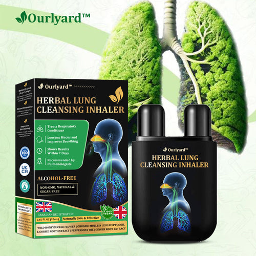 🍒✅Official Store:Ourlyard™ Herbal Lung Cleansing Inhaler 🫁MHRA Approved(💝 Cough, wheezing, shortness of breath, sputum, stuffy nose, bronchitis, bronchitis, allergy symptoms, lung discomfort💝)
