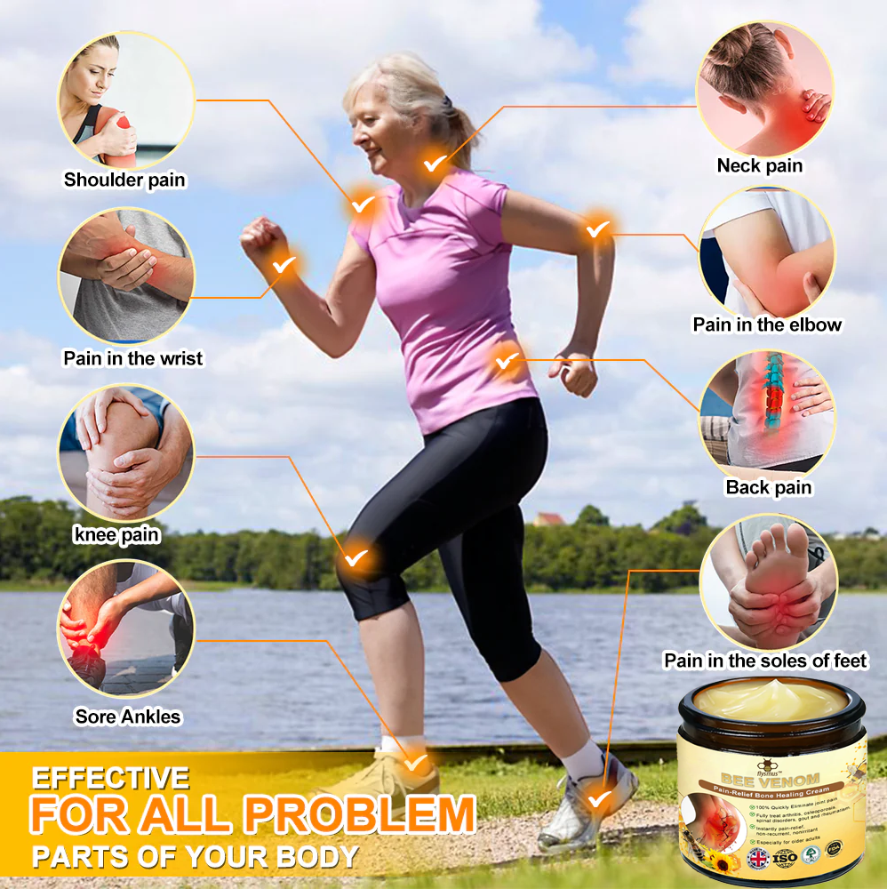 💦✅Official Store: flysmus™ Bee-Venom Pain-Relief Bone Healing Cream