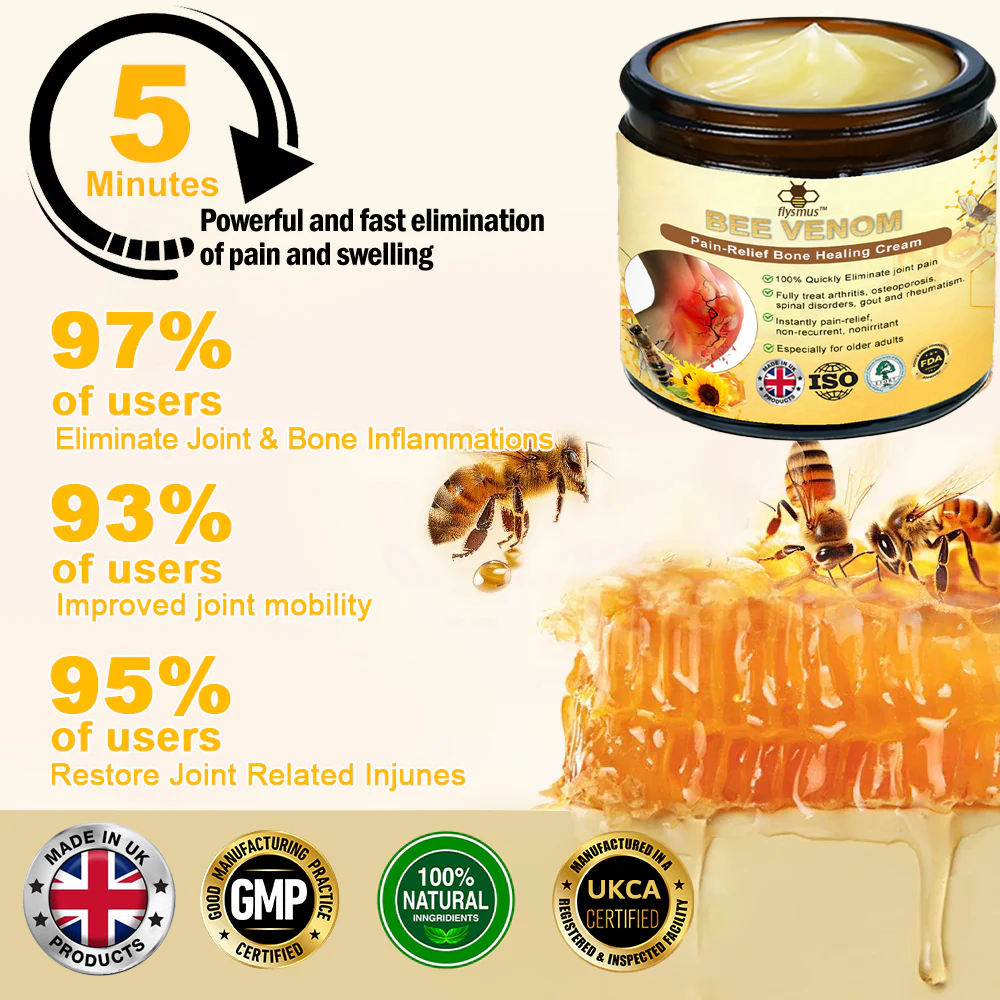 🏆✅Official Store: flysmus™ Bee-Venom Pain-Relief Bone Healing Cream